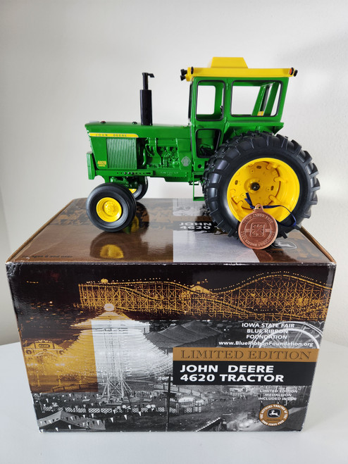 1:16 John Deere 4620 Iowa State Fair Blue Ribbon Edition by Ertl in 2002