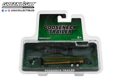 1:64 Gooseneck Trailer - Black with Red and White Conspicuity Stripes (Hobby Exclusive)