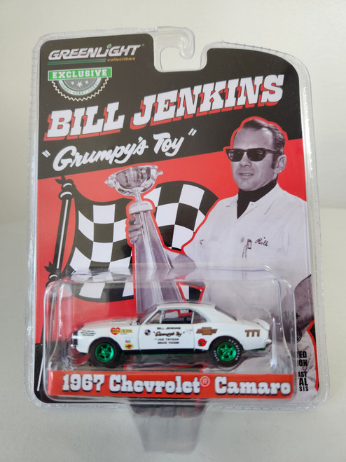1:64 1967 Chevrolet Camaro - Bill Jenkins "Grumpy's Toy" #777 Hooker Headers (Hobby Exclusive) Green Machine