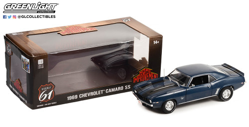 1/18 1969年　COPO カマロ　ドラッグレーサー 1:18 1969 Chevrolet COPO Camaro - Silver with Black Stripes