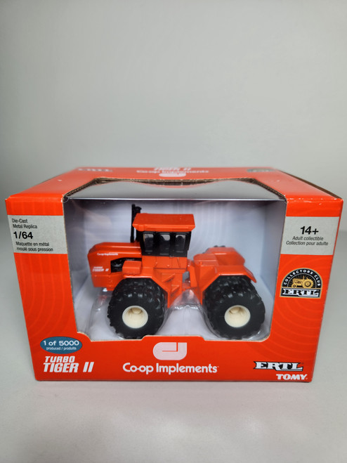 1:64 Turbo Tiger II Co-Op Implements 4WD Tractor with Dual Wheels by Ertl