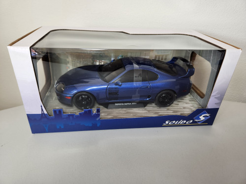 1:18 1993 Toyota Supra MK4 Streetfighter, Blue by Solido