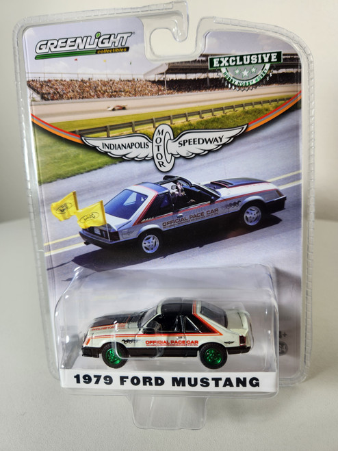 1:64 1979 Ford Fox Body Mustang 63rd Annual Indianapolis 500 Mile Race Official Pace Car (Hobby Exclusive) Green Machine