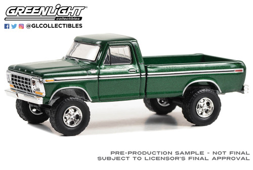 1:64 Barrett-Jackson ‘Scottsdale Edition’ Series 13 - 1979 Ford F-350 Custom - Emerald Green (Lot #1470) by GreenLight