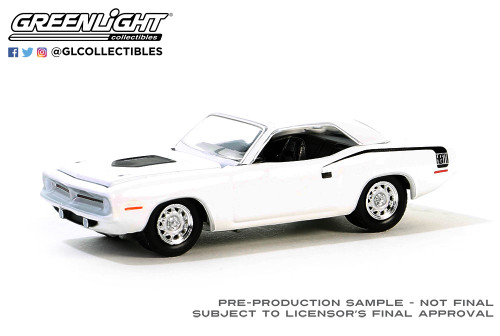 1:64 GreenLight Muscle Series 28 - 1970 Plymouth Hemi ‘Cuda – Alpine White