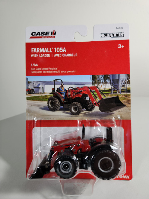 1:64 Farmall 105A Tractor with FWA and Loader by Ertl