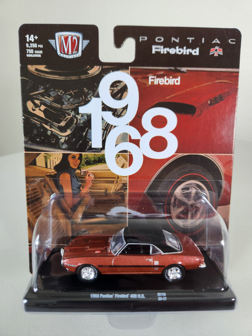 1:64 1968 Pontiac Firebird 400 H.O., Brown,  Auto Drivers by M2