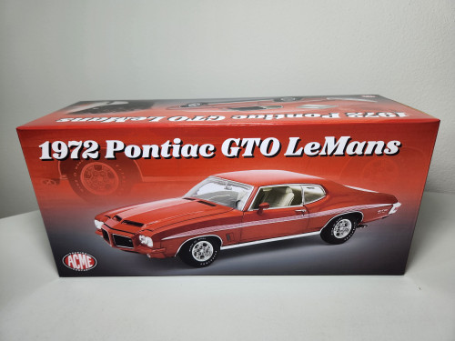 1:18 1972 Pontiac GTO LeMans, Sundance Orange by ACME