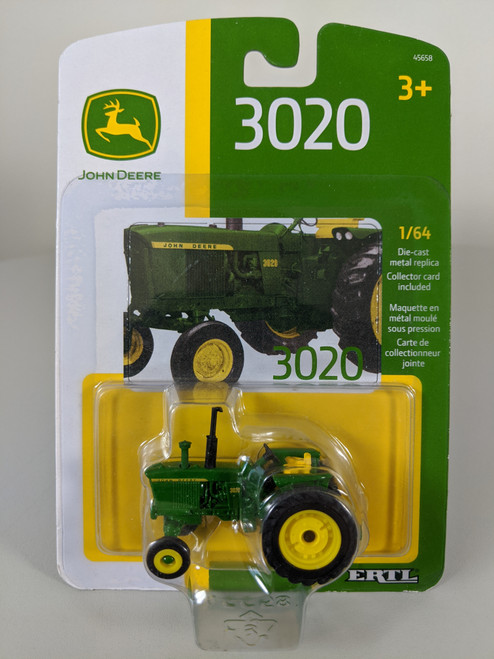 1:64 John Deere 3020 Gas Tractor with Wide Front by Ertl