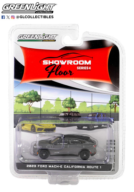 1:64 Showroom Floor Series 4 - 2023 Ford Mustang Mach-E California Route 1 - Carbonized Gray Metallic