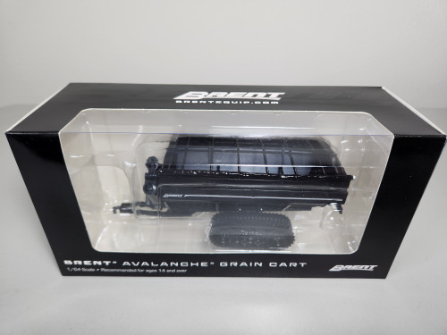 1/64 Brent 1198 Avalanche 25th Anniversary Grain Cart with Tracks, Metallic Black by Spec Cast
