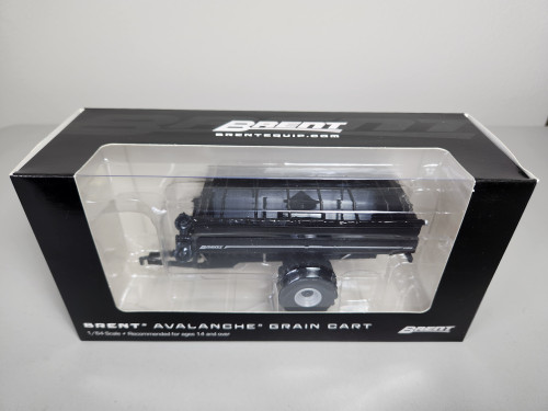 1/64 Brent 1198 Avalanche 25th Anniversary Grain Cart with Tires, Metallic Black by SpecCast