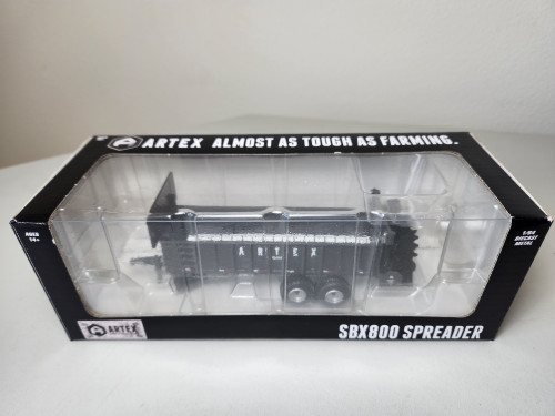 1:64 Artex SBX800 Dual Axle Spreader, Gray by SpecCast