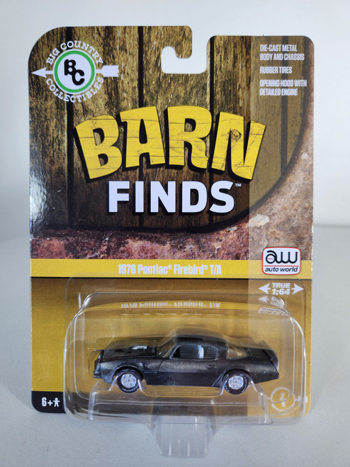 1:64 1976 Pontiac Firebird T/A Barn Finds, Big Country Collectibles by Auto World