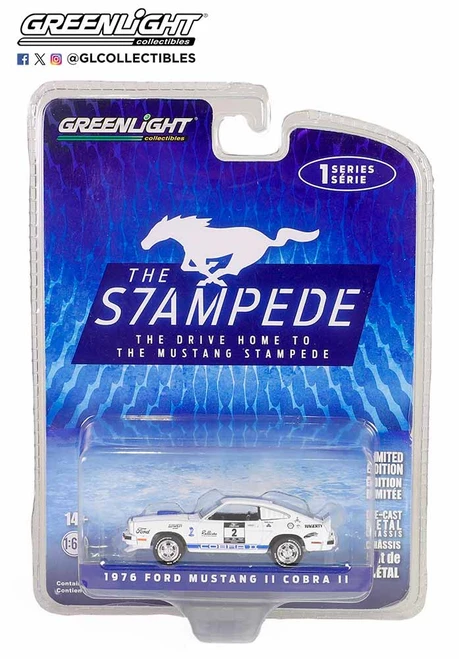 1:64 The Drive Home to the Mustang Stampede Series 1 - 1976 Ford Mustang II Cobra II - Stampede Car #2
