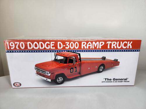 1:18 1970 Dodge D-300 Ramp Truck, The General by ACME