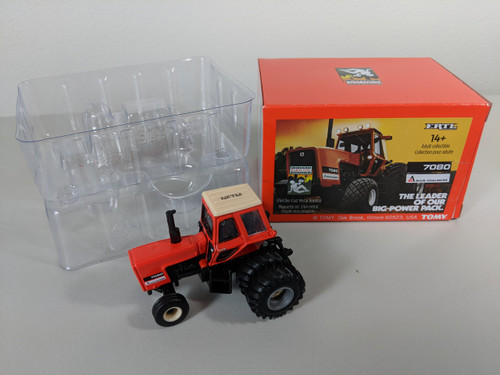 1:64 Allis Chalmers 7080 Tractor with Rear Duals and Cab, 2018 National Farm Toy Museum Limited Edition