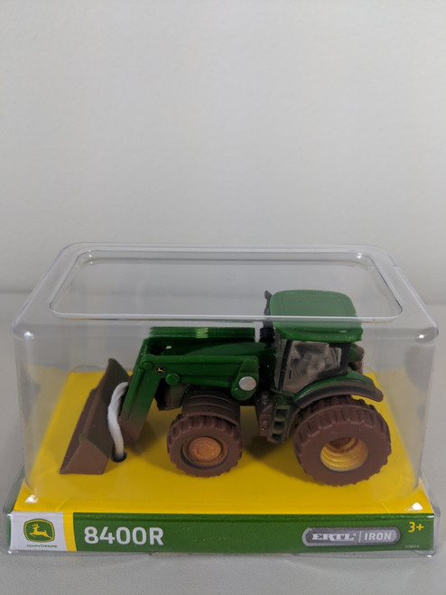 1:64 John Deere 8400R with FWA & Loader, Dirty Version