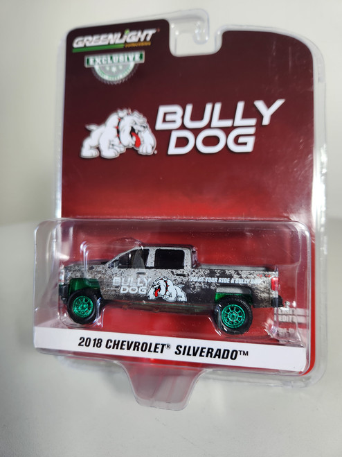 1:64 2018 Chevrolet Silverado - Bully Dog "Make Your Ride a Bully Dog" (Hobby Exclusive) Green Machine