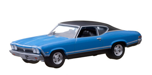 1:64 GreenLight Muscle Series 8 - 1968 Chevelle SS 396 Blue
