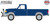 1:64 Blue Collar Collection Series 13 - 1991 Ford F-250 XL 4X4 with Snow Plow - Deep Shadow Blue Metallic 