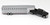 1:64 2019 Ford F-350 – Magnetic w/Ingot Silver 3 Hole Trailer – OMT Exclusive