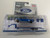 1:64 2019 F-350 Lariat Dually, Gooseneck Trailer, Blue, Black Rims, M&J H&T Exclusive