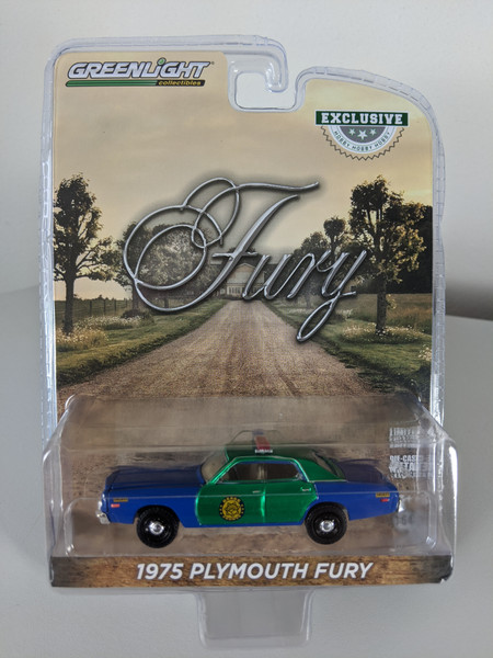 1:64 1975 Plymouth Fury - Osage County Sheriff (Hobby Exclusive) - Green Machine