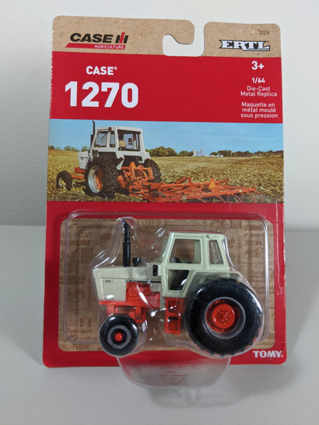 1:64 Case 1270 Diesel Tractor with Cab by Ertl