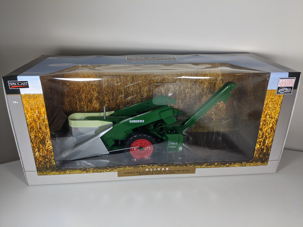 1:16 Oliver Super 88 Tractor & Oliver Mounted 2 Row 74-H Corn Picker by SpecCast