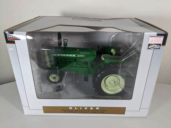 1:16 Oliver 1650 Tractor, Gas, Narrow Front by SpecCast