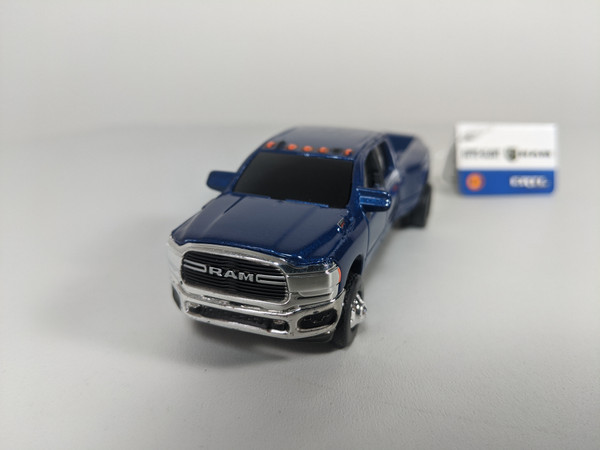 1:64 2020 Ram 3500 Bighorn Pickup, Blue, Collect n Play (cnp) series by Ertl