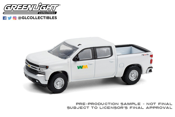 1:64 2020 Chevrolet Silverado - Waste Management (Hobby Exclusive) by GreenLight