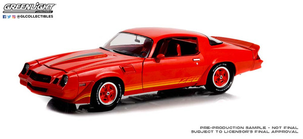 1:18 1981 Chevrolet Camaro Z/28 - Red with Orange Tri Color Z28 Stripes