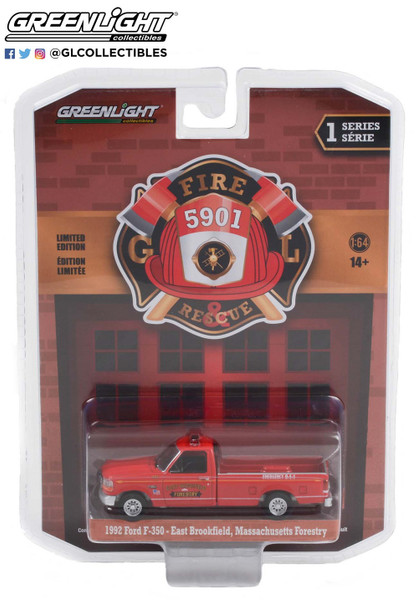 1:64 Fire & Rescue Series 1 - 1992 Ford F-350 - East Brookfield, Massachusetts Forestry