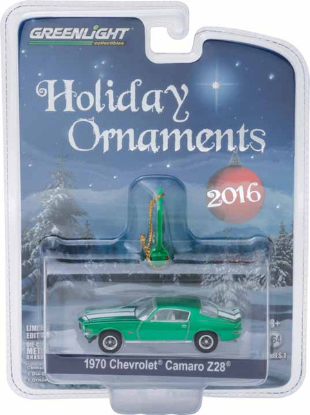 1:64 GreenLight 2016 6 of 6 Holiday Ornaments Series 1 - 1970½ Chevrolet Camaro Z/28