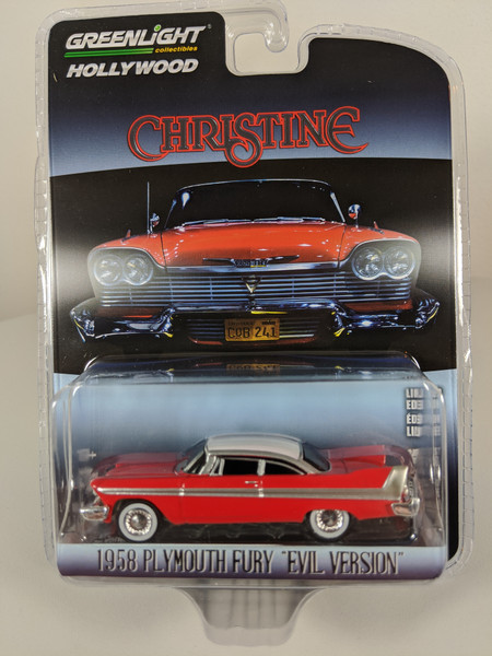 1:64 Christine (1983) - 1958 Plymouth Fury (Evil Version with Blacked Out Windows)