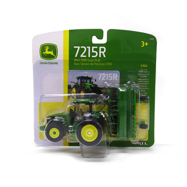 1:64 John Deere 7215R Tractor with 1590 Grain Drill by Ertl