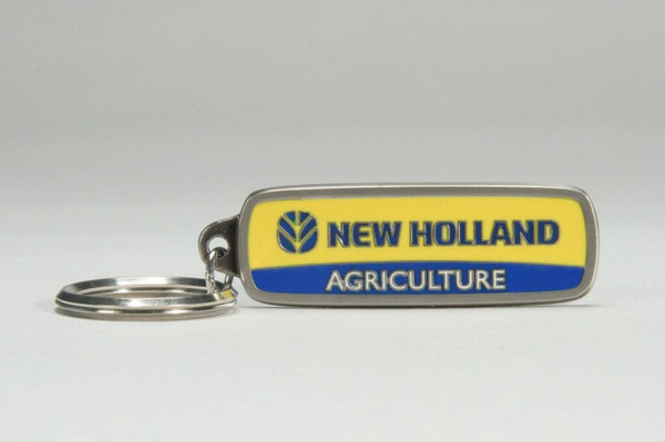 New Holland Enamel Key Fob by SpecCast