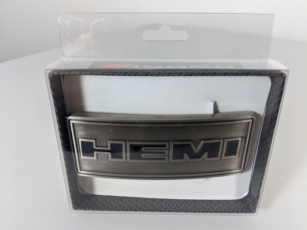 Dodge Hemi Black Enamel Belt Buckle by SpecCast