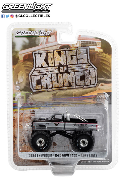 1:64 Kings of Crunch Series 12 - Lone Eagle - 1984 Chevrolet K-30 Silverado Monster Truck