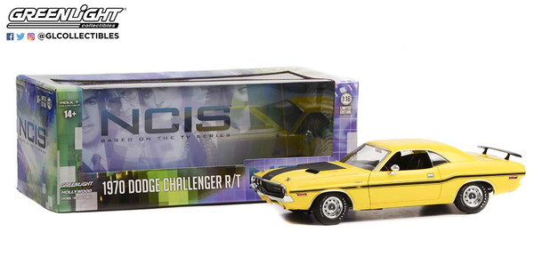 1:18 NCIS (2003-Current TV Series) - 1970 Dodge Challenger R/T, Yellow by GreenLight