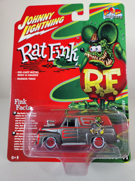 1:64 1955 Ford Panel Delivery, Rat Fink, Pop Culture Edition by Johnny Lightning