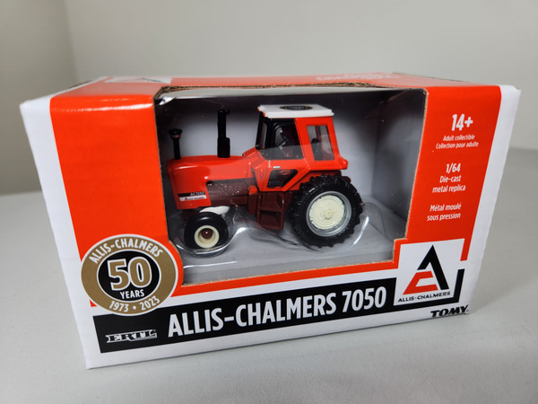 1:64 Allis Chalmers 7050 Maroon Belly Tractor, 50th Anniversary Collector Edition by Ertl