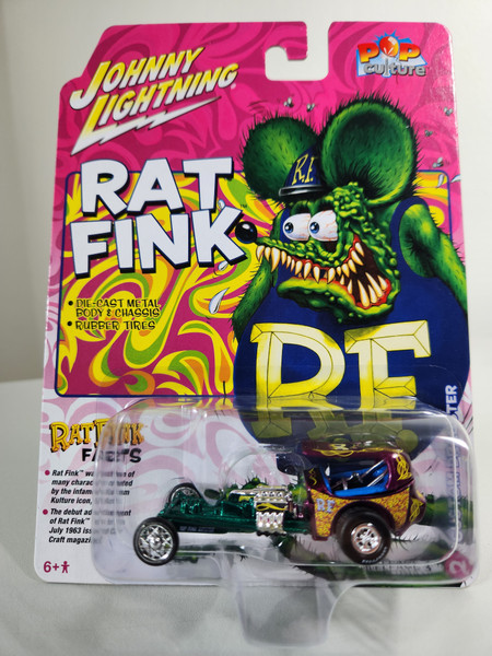 1:64 Rat Fink Custom Dragster, Pop Culture Edition by Johnny Lightning