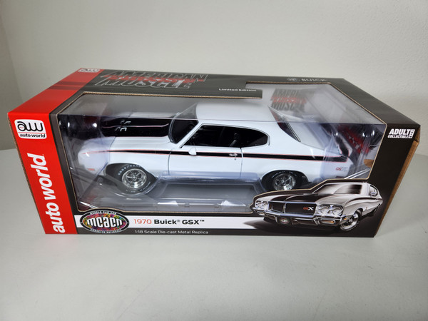 1:18 1970 Buick GSX,  Apollo White by Auto World