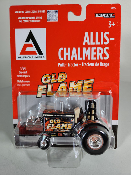 1:64 Allis Chalmers D21 Old Flame Puller Tractor Chase Edition