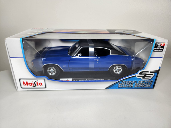1:18 1971 Chevrolet Chevelle SS 454 Sport Coupe, Blue