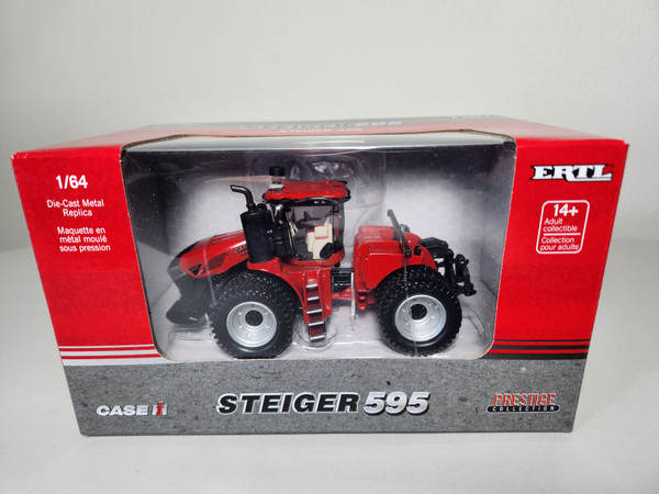 1:64 Case IH Steiger 595 4WD with Cab, Duals and 3 Point Hitch, Prestige Collection by Ertl