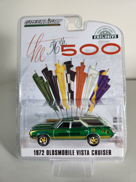 1:64 1972 Oldsmobile Vista Cruiser 56th Annual Indianapolis 500 Mile Race Official Pace Car Medical Director (Hobby Exclusive) Green Machine